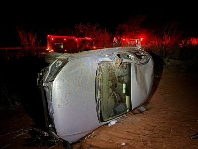 Imagem da notícia Motorista morre após capotamento na MS-223, em Costa Rica